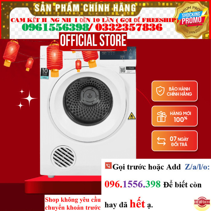 << Máy Sấy Quần Áo Electrolux EDV754H3WB 7.5 kg