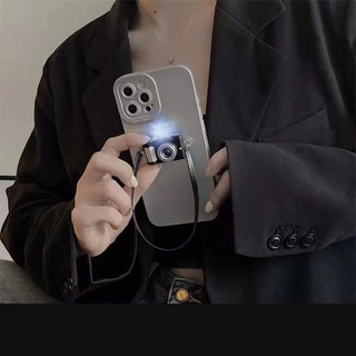 Ốp Điện Thoại Camera Stereo Đặc Biệt Sáng Tạo Thích Hợp Cho IPhone 11 1213 Pro MAX X XR XS MAX Ốp Mềm Apple 7 Plus 8 Plus IPhone 14 15 Pro Ống Kính Chống Rơi Trọn Gói Cá Tính