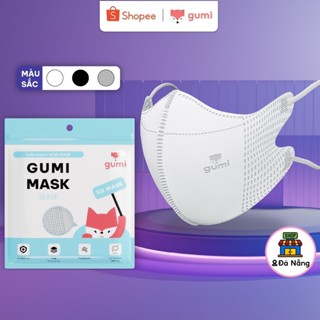 combo 200c Khẩu trang y tế 5D GUMI 3 lớp mask kháng khuẩn lọc bụi PM 2.5 Chống tia UV hiệu quả