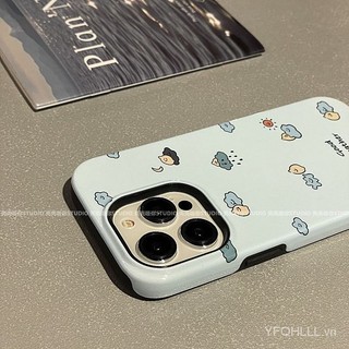 Ốp điện thoại phù hợp với đám mây biểu hiện dễ thương iPhone15 14 13 11 12Promax 11Promax 12Pro 14plus X XS XR A3ID