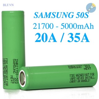 Pin sạc samsung 50s 21700 5000mah 25a công suất cao lion li-ion 3.6v 3.7v 4.2v extra