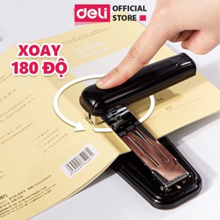 Dập Ghim Bấm Xoay Chiều 25 Trang DELI Cao Cấp, Thiết Bị Hỗ Trợ Văn Phòng, Dụng Cụ Kẹp Giấy