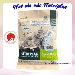 Hạt cho mèo Nutriplan gói 50g