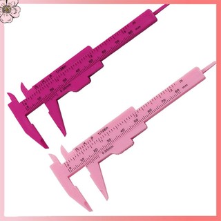 Oto 0-80mm nhựa trượt vernier caliper đo dụng cụ thước cân đôi