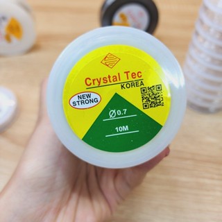  Combo 2 cuộn Cước chính hãng Crystaln Tec của Hàn Quốc - Dây Cước Xỏ Hạt Làm Vòng Tay Trang Sức 