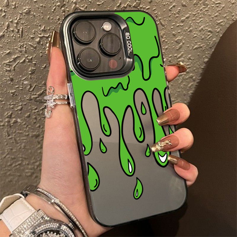 Ốp Điện Thoại IMD Xanh Nghệ Thuật Graffiti Xanh Cho Samsung A54 A14 A34 A05 A05S A13 A23 A33 A53 A73