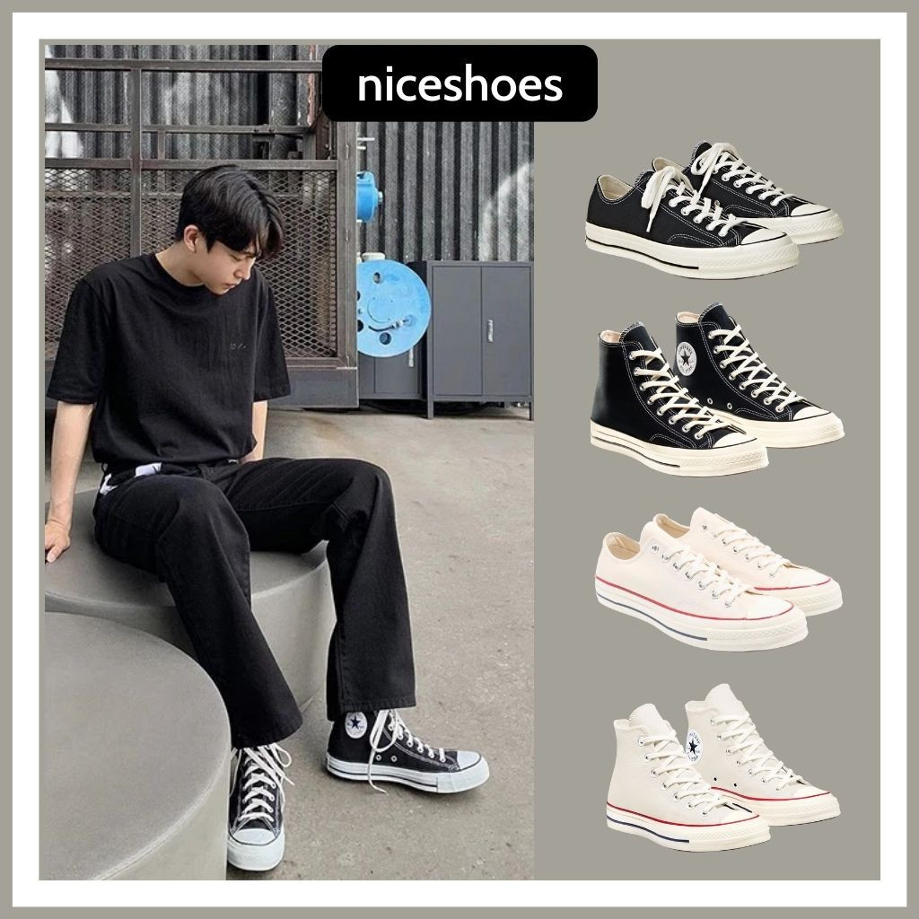 Giày Converse_Cổ Cao Nam Nữ, Giày Converse_Cổ Thấp CV 1970 Hàng Cao Cấp Full Box Bill - Niceshoes mi