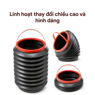 Thùng Rác 4L Gấp Gọn Đa Năng Cho Ô Tô - Tiện Lợi, Tiết Kiệm Không Gian, Giữ Xe Sạch Sẽ, Bền Bỉ, Giá Rẻ