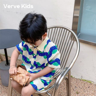 Verve kids quần áo trẻ em đồ bé trai đồ bộ cho bé đồ bộ cho bé đồ cho bé trai bé trai set đồ bé trai 2024 new style kpp2430sjr 13z240329