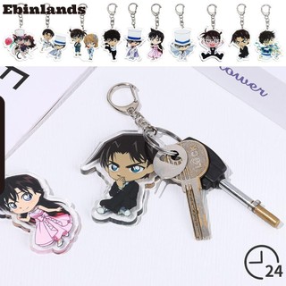 Móc khóa acrylic hình nhân vật anime Conan Kudo Shinichi Morilan hai mặt
