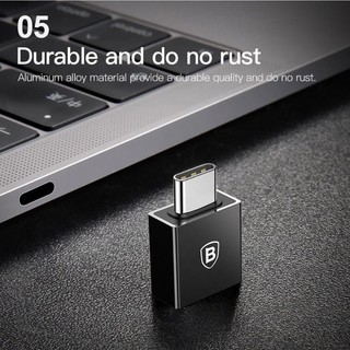 Đầu chuyển OTG USB Type C sang USB full size Baseus (TYPE C- USB)/ (USB-TYPE C)/ (TYPE C-MICRO)