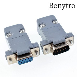 Đầu nối db9 d-sub, cổng com 485 rs232 ổ cắm 9 chân nối tiếp, đầu nối phích cắm com bảo vệ có thể tháo rời bằng vỏ nhựa dây cáp kết nối bộ chuyển đổi db9