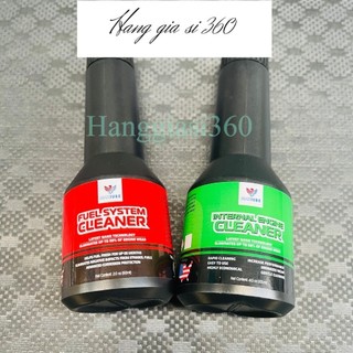 Combo 2 chai súc rửa động cơ, súc nhớt + phụ gia xăng vệ sinh kim phun buồng đốt maxlube usa