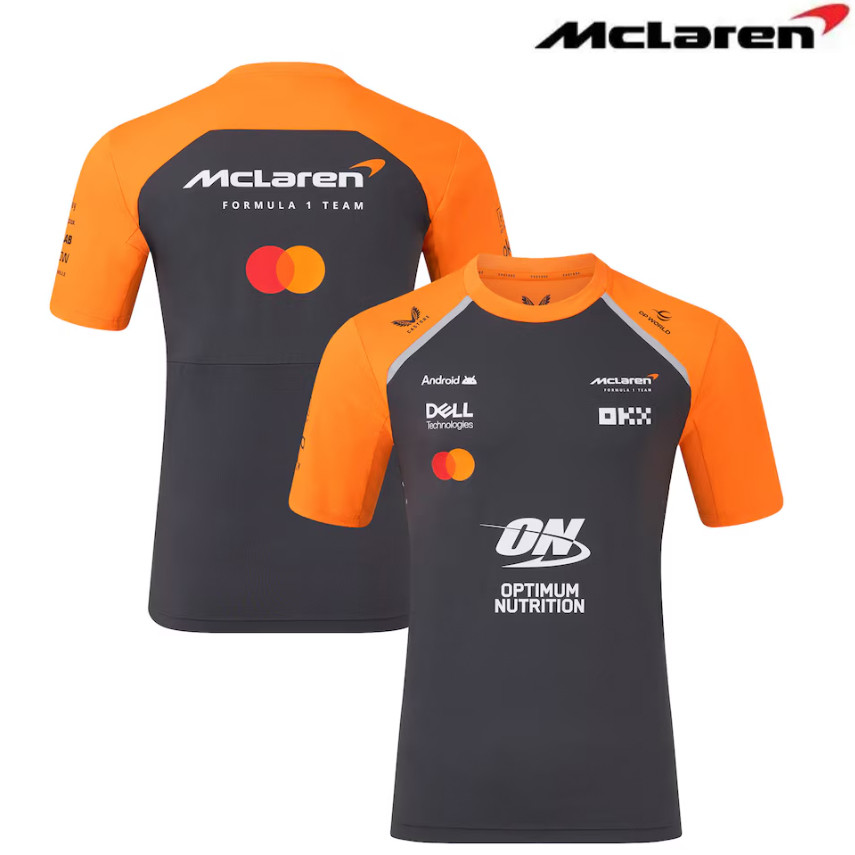 Áo thi đấu F1 2025 và áo thun McLaren Racing Team