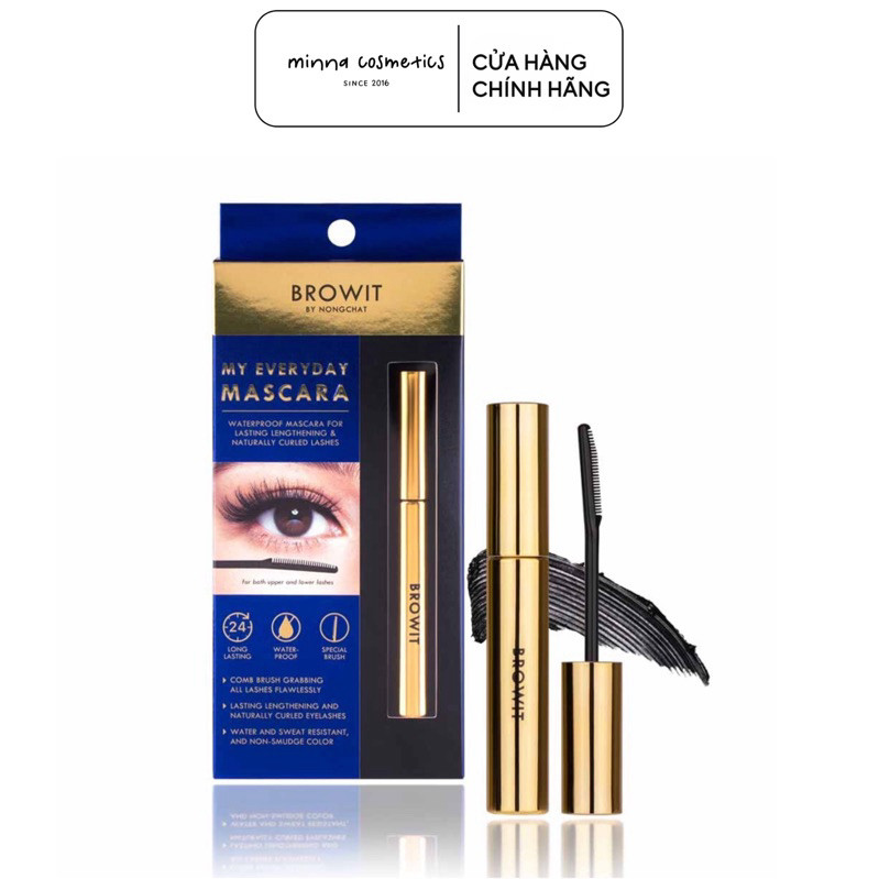 [ƯU ĐÃI SHOP MỚI] [Nongchat] CHUỐT MI CHỐNG NƯỚC NONGCHAT MY EVERYDAY MASCARA