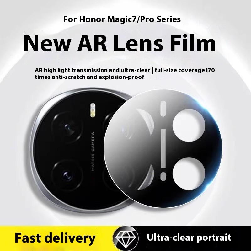 Kính Cường Lực Bao Ống Kính Honor Magic 7 Magic7Pro Mặt Sau Ống Kính Máy Ảnh Cho Huawei Honor Magic7