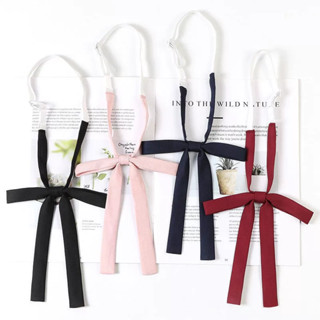 Cà vạt nơ JK nóng tay cầm dài cà vạt màu trơn thời trang