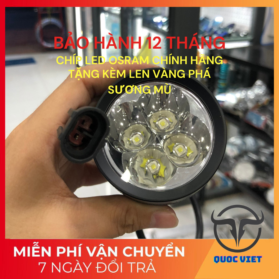 Đèn trợ sáng l4x cree chính hãng- bảo hành 12 tháng