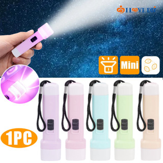 Đèn Pin LED Mini Nhiều Màu Sắc Sử Dụng Pin Bỏ Túi Tiện Lợi