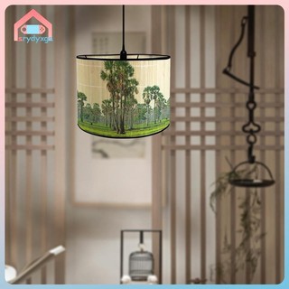 Chụp Đèn Để Bàn E27 Bằng Tre