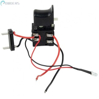 ⭐ READY STOCK ⭐-NEW-Brand New Trigger Switch With Small Light Workshop Equipment 7.2 V - 24 V【POWDERS-VN】