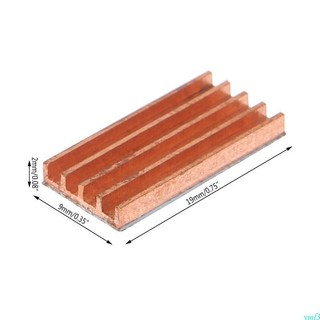 Yml3 đồng nguyên chất làm mát tản nhiệt tấm làm mát cho bo mạch chủ ddr vga bộ nhớ chipset ic chip cooler