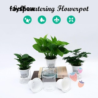 Chậu Hoa Bằng Nhựa Trong Suốt Hình Tròn Dùng Trang Trí Dễ Thương