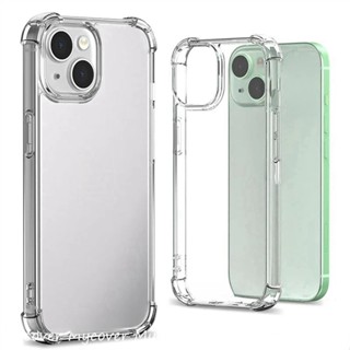Ốp Điện Thoại Trong Suốt Chống Rơi Bốn Góc Cho iPhone 11 15 12 13 14 Pro Max mini X Xr Xs 8 7 6 Plus SE 2020 Vỏ Bảo Vệ Silicon Ốp Lưng Mềm Chống Sốc