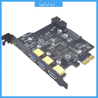 Quu Speedy Type-C USB 3 2 Gen2 PCIE Card Hub - PCI Express Board với nhiều cổng