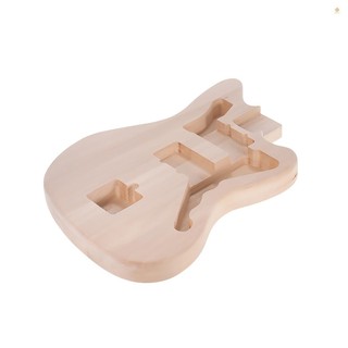 Mzb-t DIY Đàn Guitar Điện Chưa Hoàn Thành Thân Guitar Thùng Trống Basswood Đàn Guitar Thân