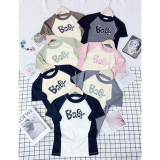Áo BabyTee Chữ Baby Tay Ngắn Borip Quảng Châu 4 Chiều - Dư Tú Lệ