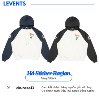 Áo khoác Levents Sticker Raglan Boxy 2.0 Hoodie