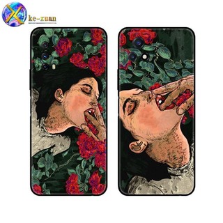 Ốp Điện Thoại Iphone iphone11 Châu Âu Mỹ Gợi Cảm Vẻ Đẹp Gợi Cảm Bẩn Hoa Hồng Thích Hợp Cho Apple 13 / 14 / 15 / X / XR / XSMAX Ốp Điện Thoại QV6L