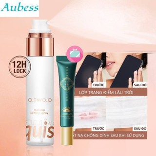 O.two.o Xịt Khoáng Trang điểm Kiểm Soát Dầu Lâu Dài Dưỡng ẩm Mờ Sáng Tông Lên Mọi Làn Da 50ml/100ml + Tặng Kem Chống Nắng Aubess