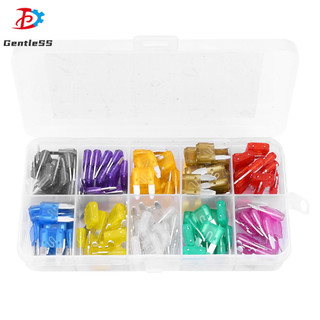 Bộ cầu chì ô tô 120 chiếc Bộ cầu chì thay thế Bộ sắp xếp cầu chì cho ô tô RV Xe tải Động cơ Micro Blade Cầu chì Mini ô tô + Bộ kéo 1 tầng