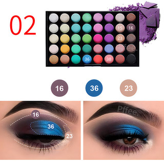 Bảng phấn mắt Pffee 40 màu [Matte + Glitter]