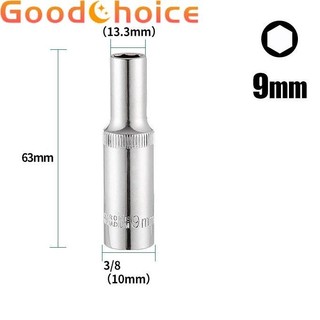 Deep Socket Socket Wrenches 3/8inch 8-24mm Deep Socket Adapter Hand Tools