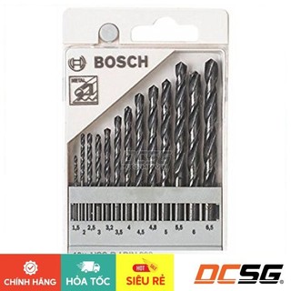 Bộ mũi khoan kim loại 1.5-6.5mm Hss-R Bosch 2608577349 (13 chi tiết/bộ)