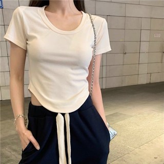 Áo thun nữ baby basic trơn ôm body hàng cao cấp chất thun tăm cotton phong cách trẻ trung năng động hot hit TTHAO STORE