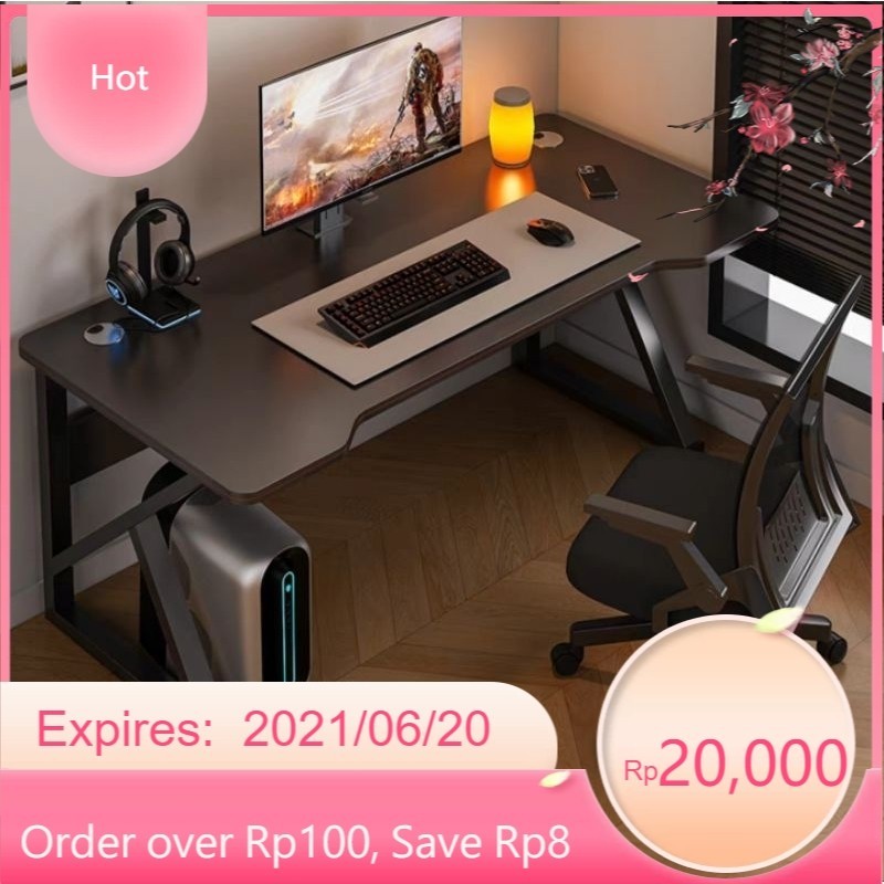 Bàn làm việc, học tập, Gaming, CHỮ K, Chân sắt sơn tĩnh điện, Mặt gỗ công nghiệp, nhiều kích thước ( 2 lỗ luồn dây ) | BigBuy360 - bigbuy360.vn