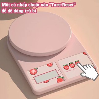 Cân Điện Tử Để Bàn Mini Có Móc Treo 1g-10kg, Thiết Kế Nhỏ Gọn, Dùng Nhà Bếp, Cân Thực Phẩm Chính Xác