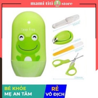 Bộ cắt móng tay cho bé, bộ bấm móng tay cho bé hình trứng 4 chi tiết