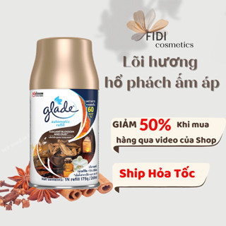  Lõi thay thế Máy Xịt Thơm Phòng Tự Động Glade Hương hổ phách  Elegant Blossom and Out - Fidi beauty 