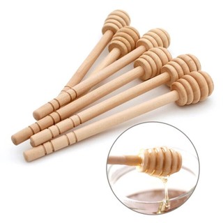 Muỗng gỗ lấy mật ong, Cây lấy mật ong, Que khuấy mật ong, Dụng cụ hỗ trợ múc mật ong, làm từ gỗ thông, an toàn, tiện lợi