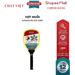 Vợt muỗi sunhouse she-e280 màu vàng