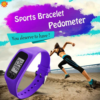 Đồng hồ đo bước thể thao, Màn hình Led, Đồng hồ điện tử thể thao bỏ túi, Vòng đeo tay thể thao giám sát cho người cao tuổi (JP7)