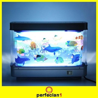 Bể cá tâm trạng đèn ngủ nhân tạo nhiệt đới trang trí quà tặng đèn bể cá trang trí cho gia đình trong nhà