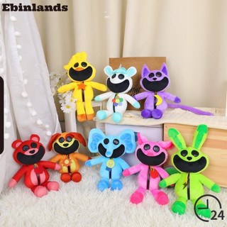 Đồ chơi sang trọng EBINLANDS, Đồ chơi nhồi bông hoạt hình thỏ 30cm, Gấu dễ thương Cười Critters Mèo Động vật Búp bê trẻ em