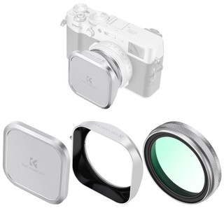 K & F CONCEPT Fuji X100 Lens UV Filter / Black Mist 1 / 4 Filter / Lens Hood + Cap / UV Filter + Hood + Caps