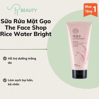 Sữa rửa mặt gạo the face shop rice water bright